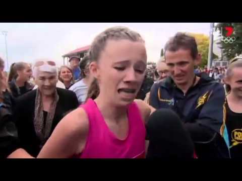 news talia martin overwhelmed after winning the stawell gift