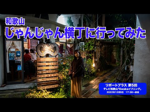 リポートプラス　第５回 「和歌山　じゃんじゃん横丁に行ってみた」