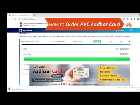 How to order PVC Aadhar card online | uidai pvc aadhar card details |new aadhar pvc - 2022