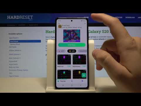 How to Download LED Keyboard Lighting on SAMSUNG Galaxy S20 FE - Apply LED Keyboard