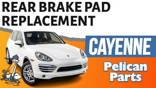 Porsche Cayenne 958 Rear Brake Pad Replacement (2011-2019)