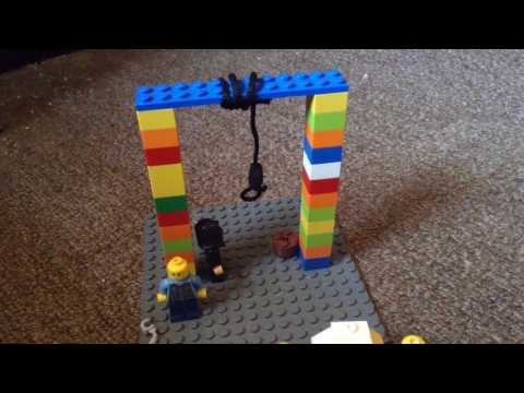 Lego hanging and funeral