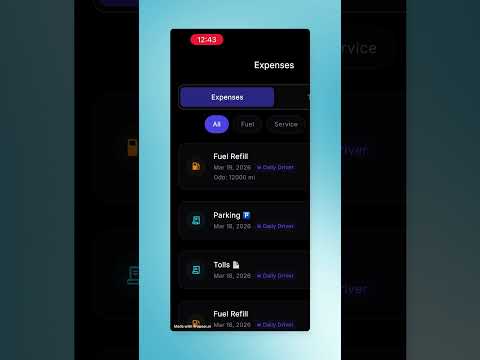 VehIQ: Mileage & Fuel Tracker