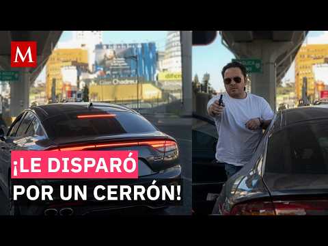 Pleito vial termina en disparos en Santa Fe, Ciudad de México