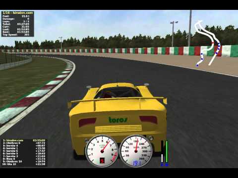 TORCS gameplay car7-trb1 versus all on Road Tracks - Wheel 2