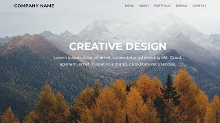 How to Create a Simple Website Layout using HTML CSS