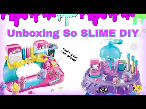 UNBLOXING So SLIME DIY !!! 💖Slimelicious station and 💖Slime Factory 🔸️Ideas Crafty🔸️
