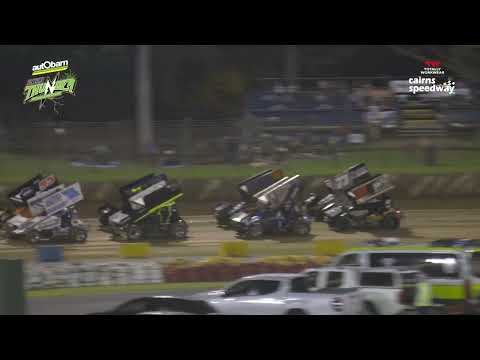 Jul14 PSH1 at TWW Cairns Speedway - Pro Sprintcar Heat 1