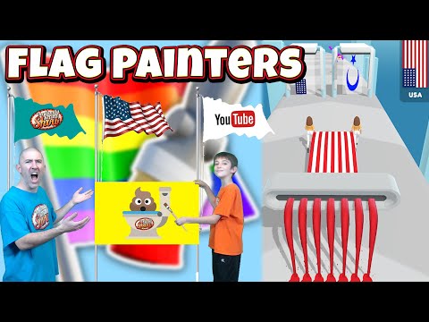 Flag Painters Gameplay and Review (iOS and Android Mobile Game) - YouTube