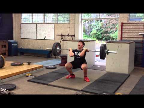 Gillies Ave Olympic Weightlifting - 15/8/13 Training Lifts - Caleb Symon - Olympic Weightlifting