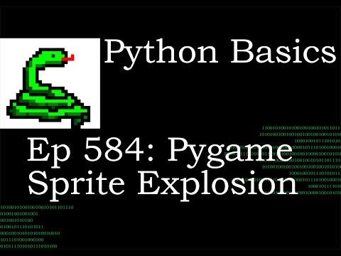 Python Basics Tutorial Add An Explosion Sprite For Pygame
