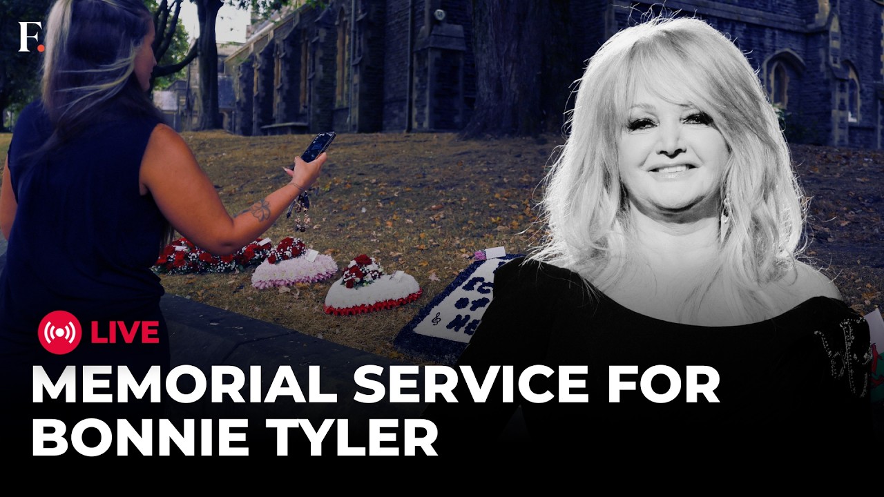 LIVE | Thousands of Bonnie Tyler Fans Gather at Swansea Minster Memorial Service