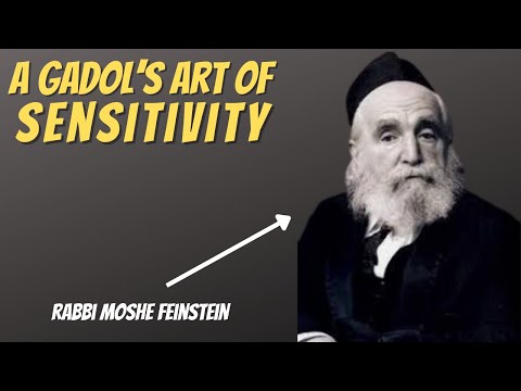 A Gadol's Art of Sensitivity - Rabbi Moshe Feinstein Story - R' Avrohom Asher Makovsky (Chessed)