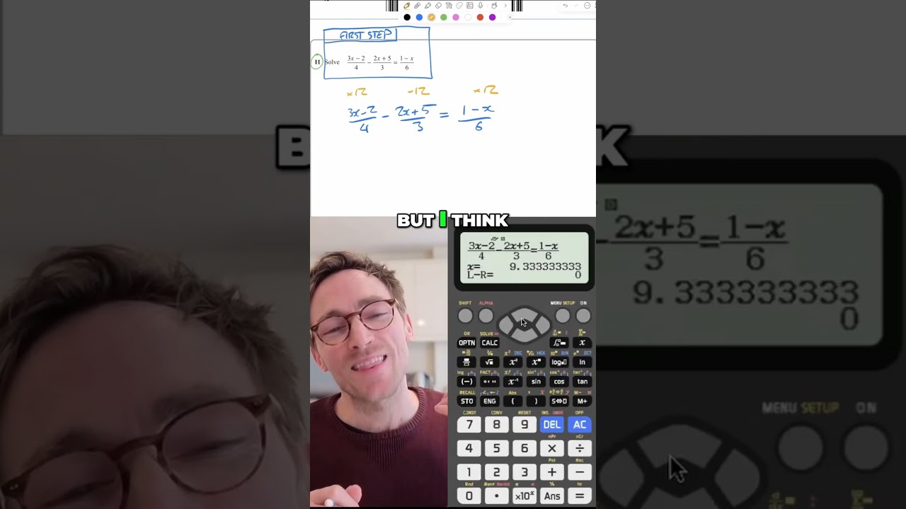 SECRET Calculator Hack to solve ANY equation on your calculator