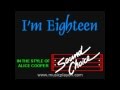 Alice Cooper-I'm Eighteen Karaoke 