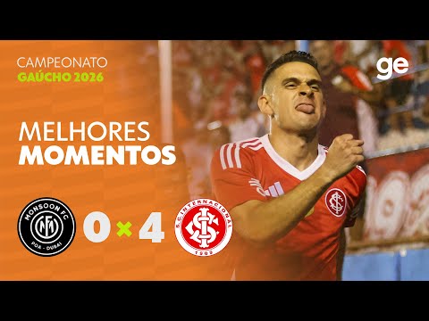 Gols e lances de Monsoon x Internacional