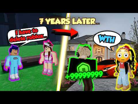 💖I FOUND MY CHILDHOOD BESTIE... NOW HE'S BILLIONARIE😧... (Roblox Story)