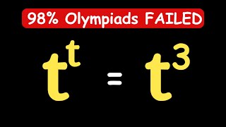 GERMANY OLYMPIADS || How to Solve for t? || t = ? ||