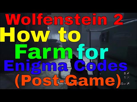 Wolfenstein 2- How to farm for Enigma Codes (Post-Game)