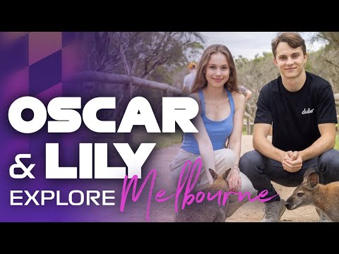 Oscar Piastri explores Melbourne before his debut home race