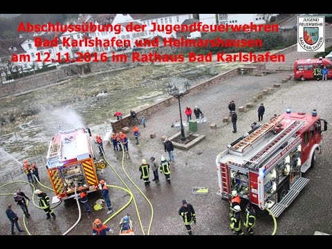 Abschlussübung der Jugendfeuerwehren Bad Karlshafen und Helmarshausen am 12.11.2016