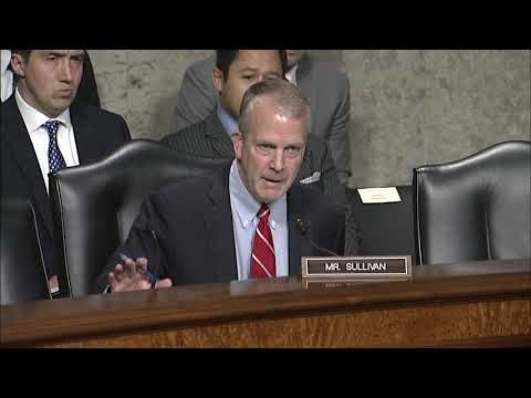 Sen%2E%20Dan%20Sullivan%20%28R%2DAK%29%20at%20a%20Senate%20Armed%20Services%20Hearing%20%2D%20July%2031%2C%202019