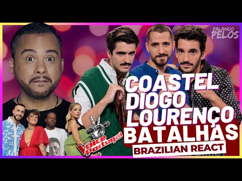 Lourenço | Diogo | Coastel – “Amar Pelos Dois” Batalha The Voice Portugal | FALANDOPELOS BR REACTION