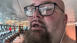 ￼The gym on the Ruby Princess.