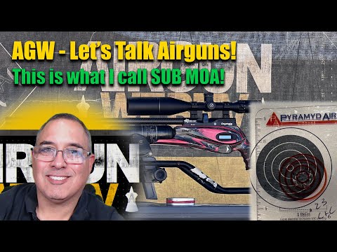 AGWTV LIVE - More SUB MOA Shooting and  We have a New Sponsor!  Let's Talk Airguns!