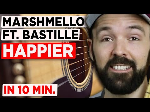 HAPPIER - Marshmello ft. Bastille - Gitarren Tutorial