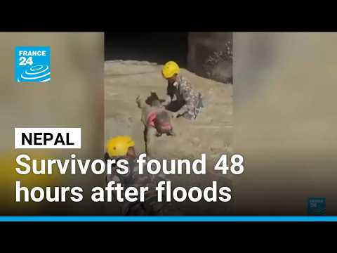 Nepal flood survivors rescued from hydropower tunnel