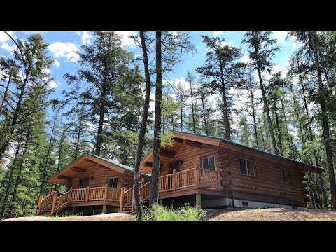 18x24 Montana Log Cabin Walk Through, a Meadowlark Single Level