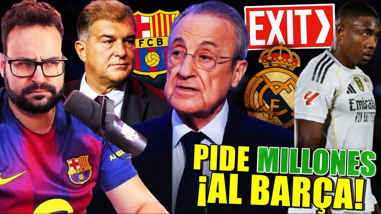 🚨El MADRID PIDE MILLLONADA al BARÇA por NEGREIRA - ALABA se VA del MADRID ¡DESPEDIDO!