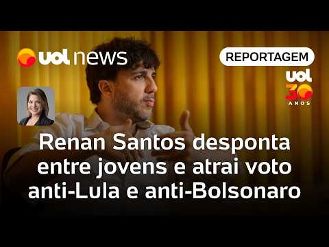 Renan Santos desponta entre os jovens e atrai voto anti-Lula e anti-Bolsonaro | Daniela Lima