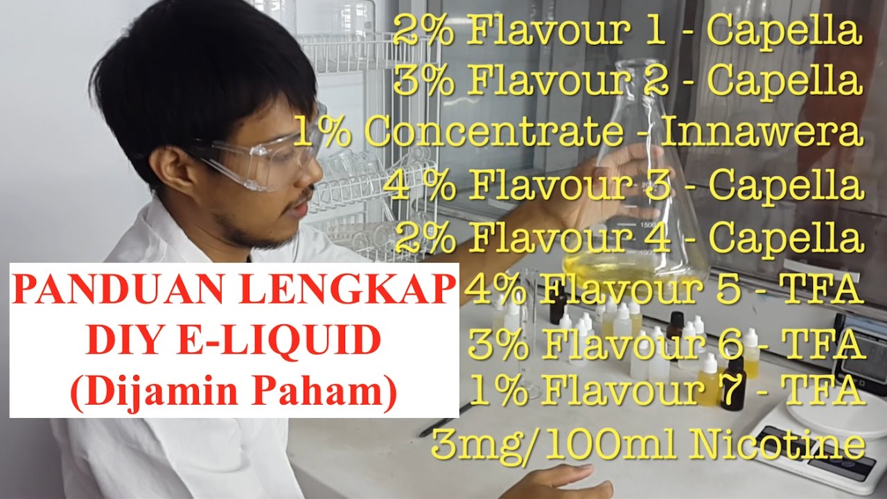 Vapro Labs | Panduan Lengkap DIY e-Liquid Form Vapro Labs