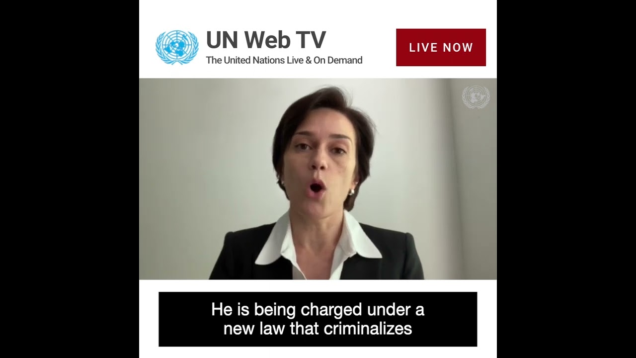 Wife of imprisoned Russian dissident Vladimir Kara-Murza addresses United Nations