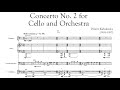[Full Score] Kabalevsky - Cello Concerto No. 2 in C minor, Op. 77 (1964)