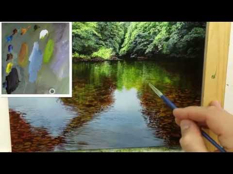 #44 How To Paint A Shallow River | Oil Painting Tutorial