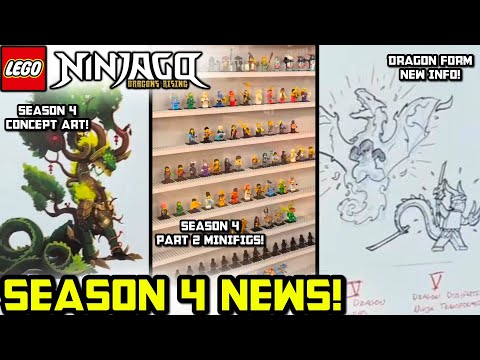 BIG SEASON 4 REVEALS! 🐉 Part 2 Minifigs, Concept Art, and More! Ninjago Dragons Rising Season 4 News