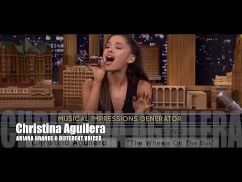 Luar biasa ariana grande ketika tirukan 6 suara penyayi top ariana grande multitalent