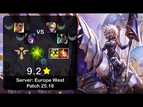 Rell Support + Kai'Sa vs Ezreal + Karma - EUW Challenger - Patch 25.18