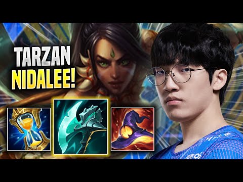 TARZAN LITERALLY GOD MODE WITH NIDALEE! - LNG Tarzan Plays Nidalee JUNGLE vs Graves! | Season 2022
