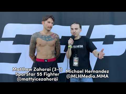 Matthew Zahorai Post Fight
