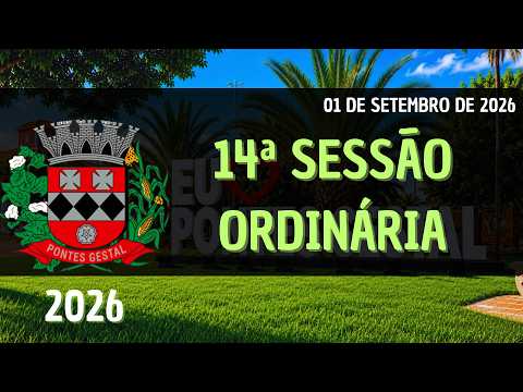 14ª Sessão Ordinária, 01 09 2026