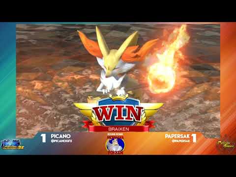 Picano (Charizard/Braixen) vs PaperSak (Aegislash/Weavile) - Pokken at LWG - 5-8-2018