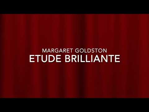 Etude Brilliante by Margaret Goldston, late intermediate piano solo