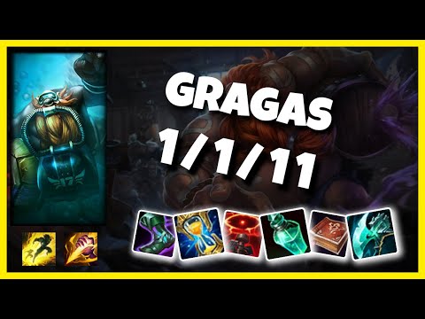 Gragas Jungle S11 11.1 Challenger Replay (1/1/11) - EU
