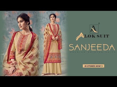 SANJEEDA Designer Suits || Alok Suit || Salwar Kamzeez || Salwar Suit Designs