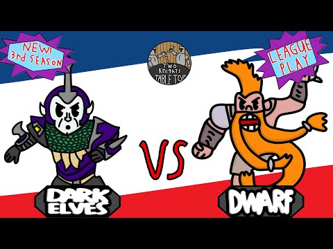 Dwarfs Aren’t Terrible!! Or are They? (Dark Elves VS Dwarfs) blood bowl season 3 gameplay