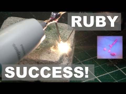 Making Synthetic Ruby With a Toothbrush  - ElementalMaker